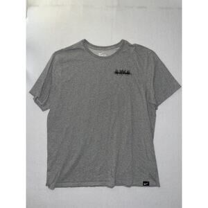 Vintage Nike Witness T-Shirt LeBron James Gray Mens Size XXL Dri-Fit RARE‎